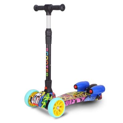 China Fire Electric Scooter Children Kid Scooters Adjustable Handlebar for sale