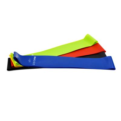 China Competitive Price 5pcs/set Fashionable Colorful Mini Heavy Duty Theraband Resistance Bands Durable for sale