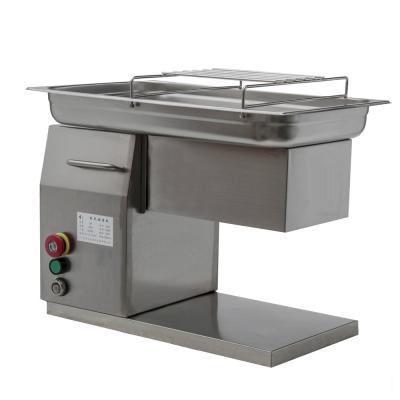 China Table Top Butcher Small Fresh Meat Cutting Machine 550W 500kg/h 220V/110V QH for sale