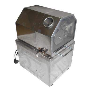 China Máquina del extractor del jugo de la caña de azúcar de la tienda de la fruta con tres rodillos desmontables en venta