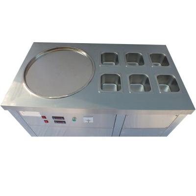 China Stainless Steel Fried Ice Cream Machine For Ice Cream Roll Making 1000W for sale