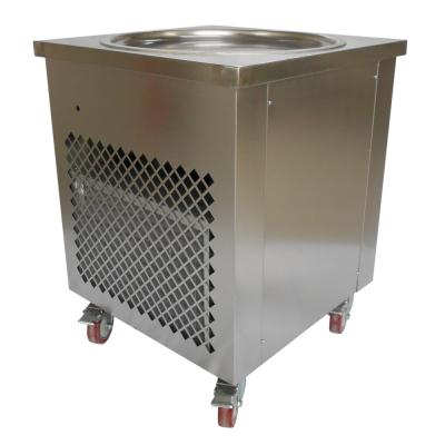 China Simple Operation Manual Fried Ice Cream Roll Machine Single Pan Cold Plate for sale