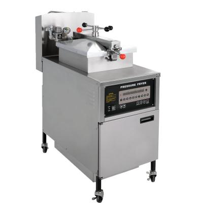 China Computer Control Electric Chicken Pressure Fryer With Automatic Oil Filter for sale