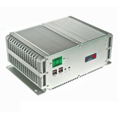 China Aluminum Alloy Industrial Computer with Intel Core i3 i5 i7 CPU PCIE RS485 RS232 2*lan Embedded Fanless Mini PC for sale