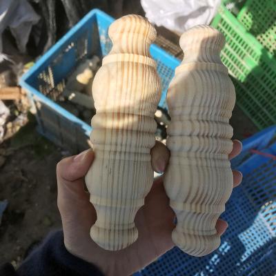 China Home Wood Curtain Rod Finials 28MM Window Curtain Decoration OEM 28MM Curtain Pole Accessories Finials 28MM for sale