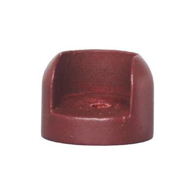 China Transitional wood material wall to wall end cup for curtain rod 28MM wood curtain rod end finial for sale