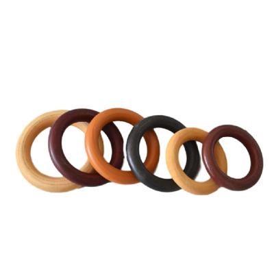 China Factory Wholesale Window Wooden Curtain Rod Rings 19MM 28MM Window Curtain Rings for sale