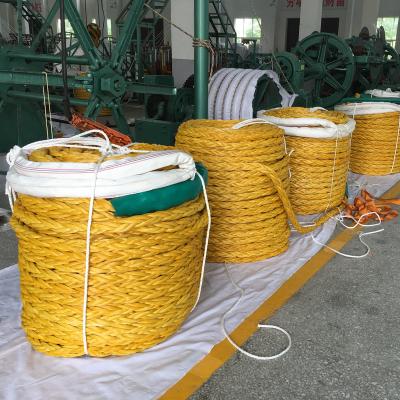 China Blue Green Twisted High Tensile Tied Waterproof Anti-Sun Boat Ship 12mm Pe Goods Mauritania Rope for sale