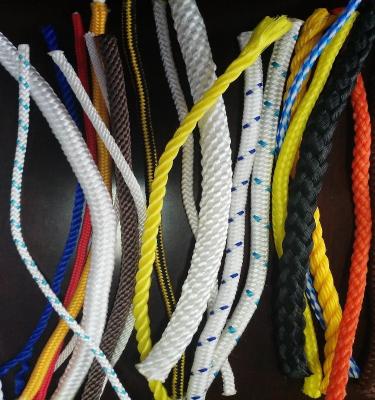 China pp factory manufactured pp rope for bag and garment for sale