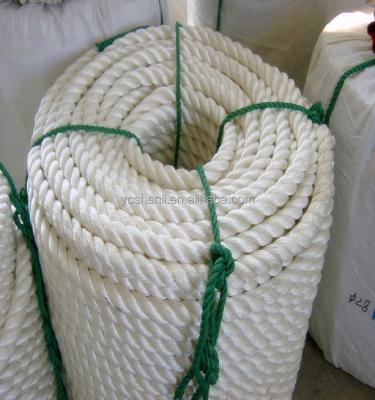 China Use 3-Strand Marine Nylon Rope 26mm for sale