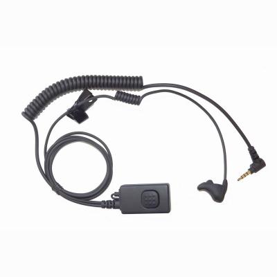 China Durable Ear Bone Conductive Earpiece For Two Way Radio for sale