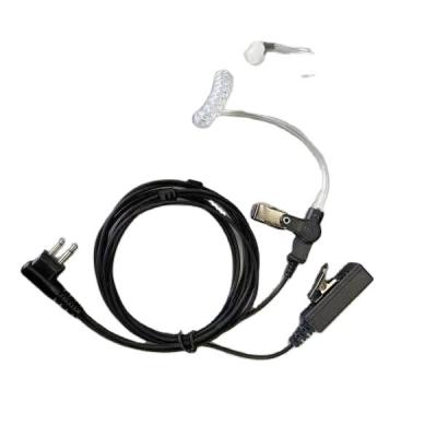 China Ear hook E347-M1 earphone with monitoring clear air-tube earpiece and large noise-cancellation PTTs for sale