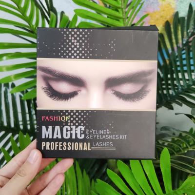 China Newest Waterproof Natural Silk Mink Magnetic Lashes Handmade Magnetic Lashes With Your Logo Black Magnetic Lashes Box for sale