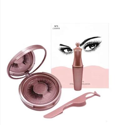 China Wholesale Magnetic Lashes Kit Long Private Label 3d Colors Vegan Wick False Eyelashes Set Natural Luxury Waterproof Magnetic Eyeliner for sale