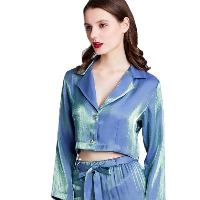 China Wholesale 2021 QUICK DRY in long running style satin fashion hot pajamas for sale