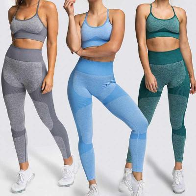 China Other Wholesale 2020 Gym Sports Wear Custom Unbranded Fitness Clothing Women Workout Sets Clothes for sale