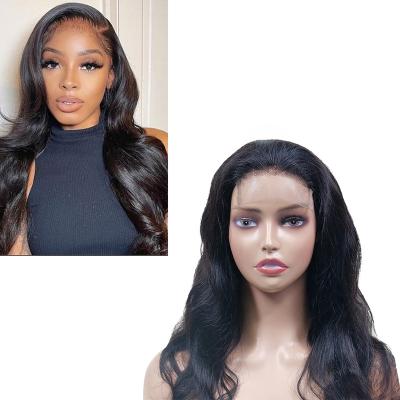 China HD Body Wave Lace Up Hair Wigs For Black Women Wholesale Transparent Lace Front Wig Brazilian Virgin Hair for sale