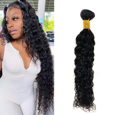 China Wholesale Natural Water Wave Hair Human Hair Weaving Natural Hair Bundles for sale