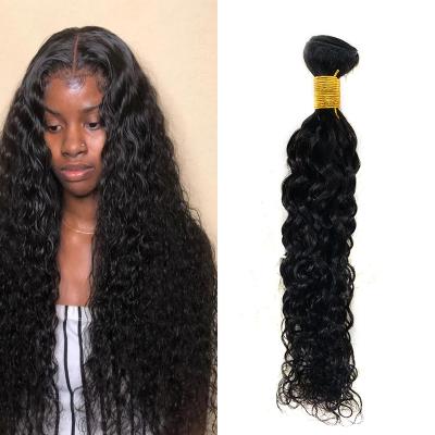 China Wholesale Cheap Raw Unprocessed Virgin Double Wave Hair Brazilian Water Wave Hair Bundles Water Wave Hair Bundles for sale