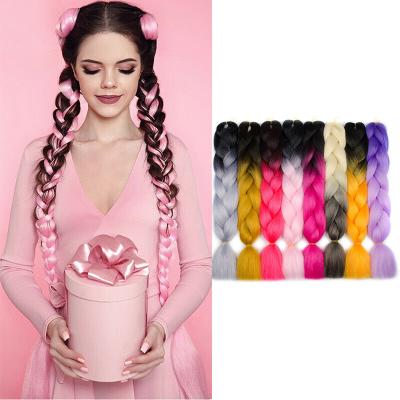 China FAST SHIPPING Flammable High Temperature Fiber X Pressure Synthetic Braiding Hair Synthetic Hair Braiding Hair Synthetic Ultra Fiber X Pressure Braiding Hair for sale