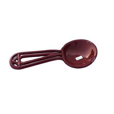 China Sustainable Spoon Set For 2022 Good Quality In Kitchen Cast Iron Metal Spoon Rest for sale