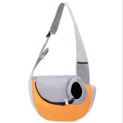 China Sustainable Luxury Pet Backpack Adjustable Dog Shoulder Bag Out Portable Pet Trunk Messenger Small & Medium Dog Pet Supplies for sale