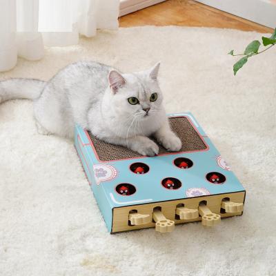 China Cat Scratcher Toy Scratching Board Viable Nest Grinding Claw for Cats to Eliminate Their Loneliness Beat-a-Mole Play Pet Supplies for sale