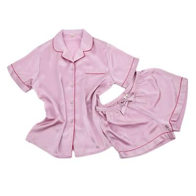 China 16mm breathable silk pajamas set luxury 100% silk pajamas silk pajamas women for sale