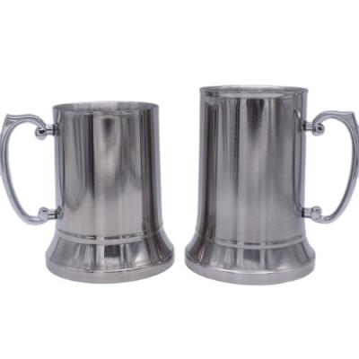 China 16 Viable / 20 Ounce Double Wall Stainless Steel Beer Cup 304 Flame Cocktail Cup Mixing Supplies Hotel Mix Mug for sale