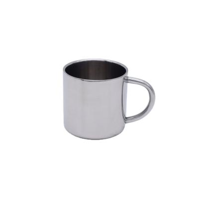 China Customized 4oz stainless steel mug double-layer 304 coffee cup drinking water cup beer sustainable small capacity drinking cup for sale