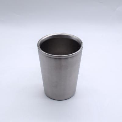 China Wholesale 350ml large diameter double layer double layer coffee cup conical integrated molding manufacturers can be customized for sale