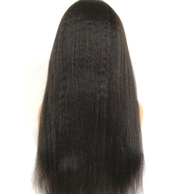 China Silky Straight Wave Glueless Full Lace Wig Human Hair 8