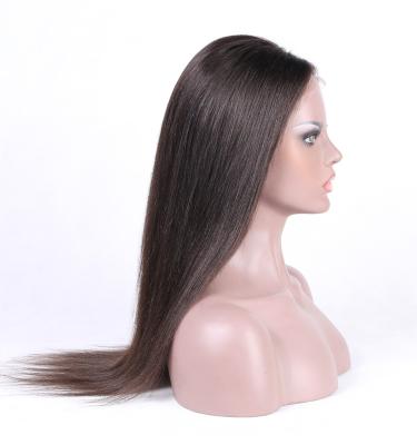 China Wholesale 360 ​​Silky Straight Wave Frontal Wig 100% Cuticle Aligned Hair Lace Wig High Quality Hair Straight for sale