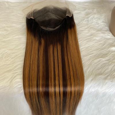 China Silky Straight Curly Ombre Lace Wigs Brazilian Human Hair Colored Wigs Human Hair Color Wave Highlight Wig for sale