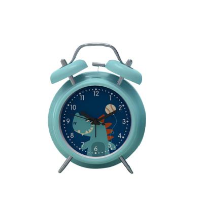 China Twin Bell Alarm Clock Alarm Clock With Retro Style Light Battery Operated Loud Alarm for sale