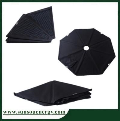 China Special umbrella 60w solar panel charger kits, high efficiency  foldable solar panel charger kits for beach / square etc for sale