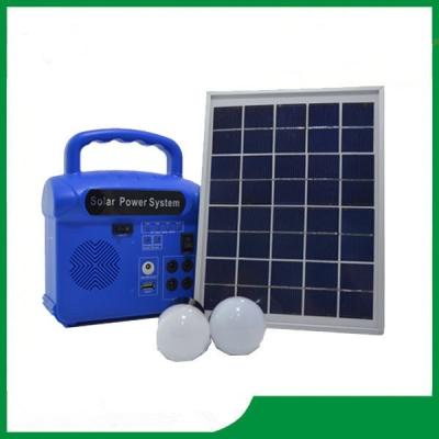 China Mini solar energy system with radio, 2pcs led lamp, cell phone charger, portable solar system sale for sale