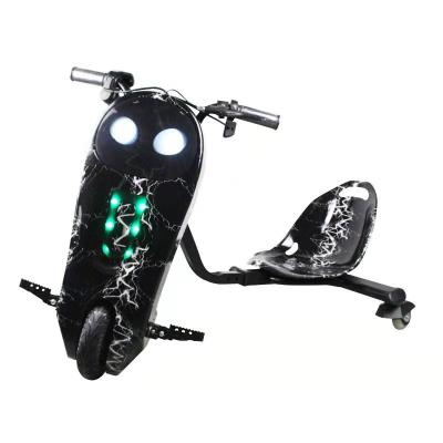 China 2022 Hot Sale 3 Wheel LED Smart Kids Scooter Plastic Electric Drift Tricycle For Kids for sale