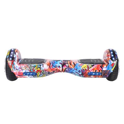 China Factory Supply Blue Tooth+LED Light Two Wheel Hooverboard Electric Scooter Multicolor Automatic Smart Balance Wheels for sale