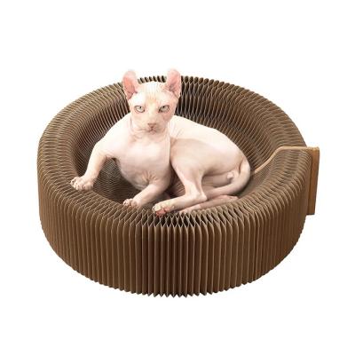 China Professional Manufacturer Stocked Scratch Cardboard Cat Scratcher With Brand New for sale