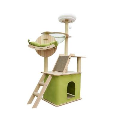 China Factory Direct Sales High Quality Viable Scratch Mail Cat Tree House With Fast Shipping for sale