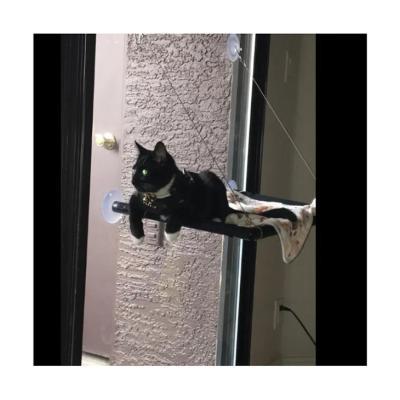 China Factory Direct Sales Viable 2023 Hanging Pets Cat Window Perch Hammock Wood Beds for sale