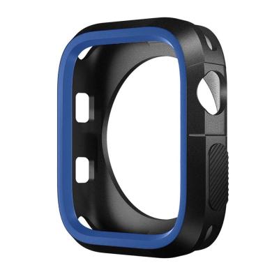 China Silicone CM 11 Color Case For Apple Watch 41mm 45mm , Silicone Protective Bumper Case For Apple Watch SE 6 5 Series 7 for sale