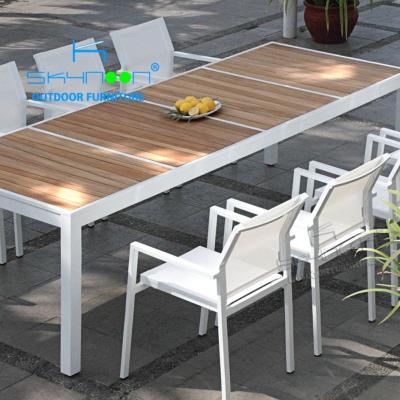 China Traditional Modern Garden Sets UV Protection Aluminum Patio Table And Chair New Outdoor Dining Set (51036) for sale