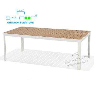 China Wholesale Minimalist Cafe Outdoor Hot Sale Garden Table Patio Table Metal Outdoor Dining Table (41023E) for sale