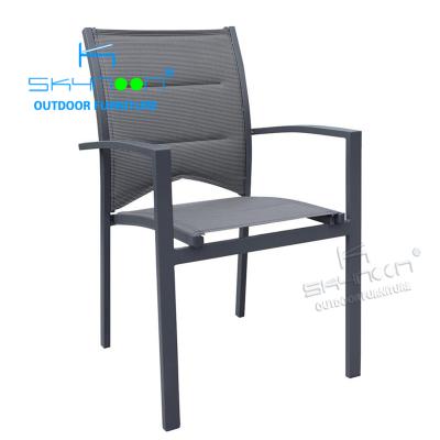 China Wholesale Modern Stackable Modern French Sling Armchair Bistro Armchair Cheap Price Patio Chair (51265A) for sale