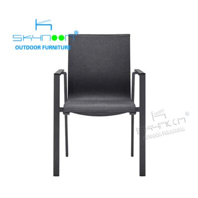 China Modern Hot Sale Garden Chair Aluminum All Weather Cheap Garden Chair Bistros Cafe Stackable Garden Chair (51312A) for sale