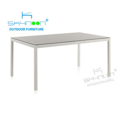 China Wholesale Modern Aluminum Outdoor Dining Table Garden Table Modern Design Cheap Outdoor Tables(51321E) for sale