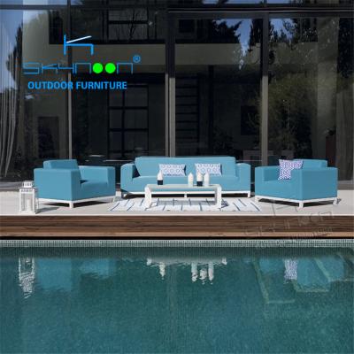 China Modern Aluminum All Weather Modern Outdoor Sofa Sofa Hot Sale Outdoor Patio View Sofa Set (82001) for sale