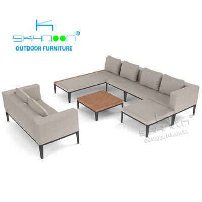 China Contemporary Commercial Modern Garden Patio Outdoor Patio Furniture Loungesets Living Room Sectional (82115) for sale